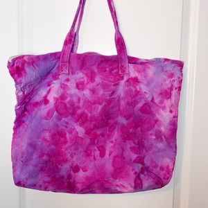 Canvas Travel tote with zipper